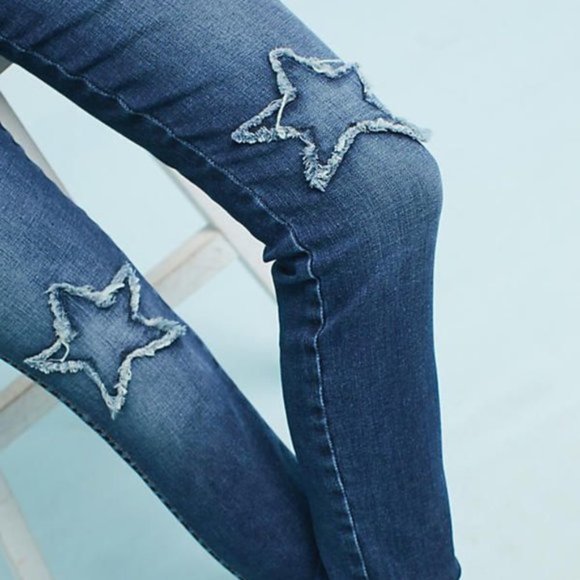 McGuire Vintage Stars Mid-Rise Cropped Jeans - Picture 2 of 8